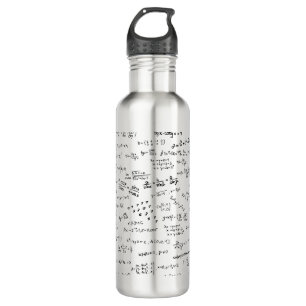 Math Formulas And Numbers 710 Ml Water Bottle
