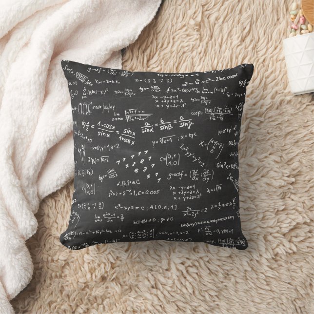 Math Formulas And Numbers Cushion (Blanket)