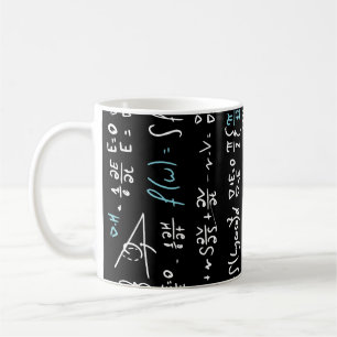 Math formulas mathematics physics student teacher  coffee mug