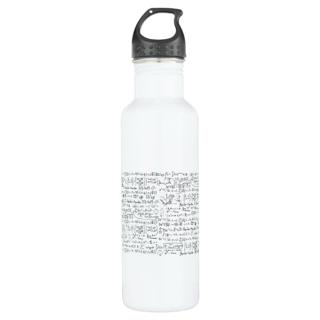 Math Formulas Pattern 710 Ml Water Bottle (Front)