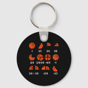 Math Fraction Sketll Teacher Sport Education Pi Da Key Ring