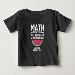 Math. Funny Math Sarcasm Quote Gift Baby T-Shirt