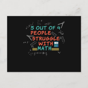 Math Funny Saying Mathematician Postcard
