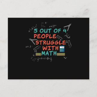 Math Funny Saying Mathematician Postcard