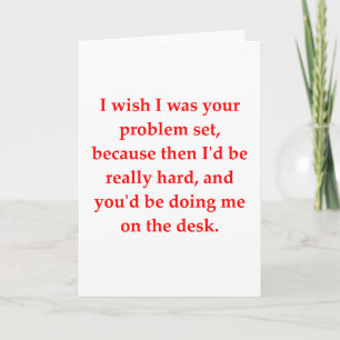math geek love pick up line card