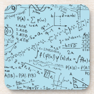 Math Geek, Mathematics Problem Solving Pattern Coaster