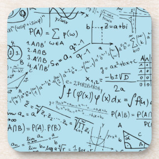 Math Geek, Mathematics Problem Solving Pattern Coaster