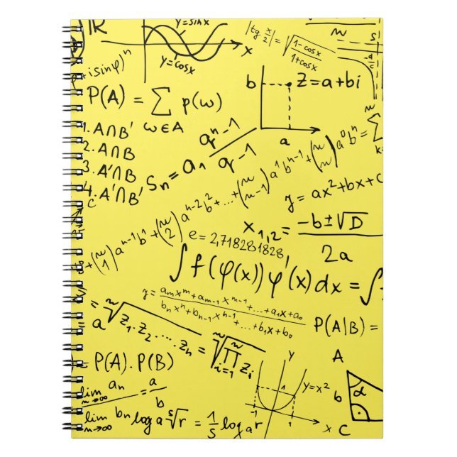 Math Geek, Mathematics Problem Solving Pattern Notebook (Front)