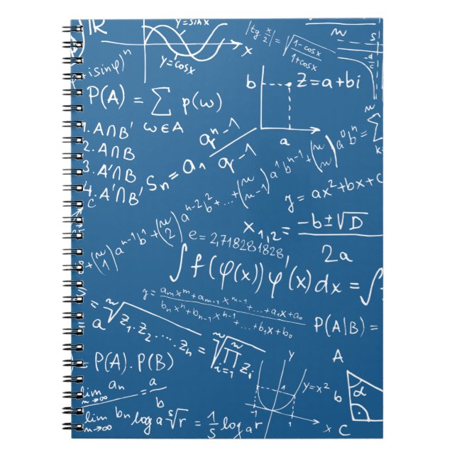 Math Geek, Mathematics Problem Solving Pattern Notebook (Front)