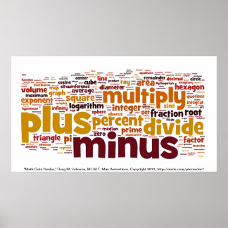 Math Gets Harder Poster