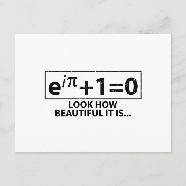 Math Gifts | Mathematician Teacher Gift Idea Postcard (Front)
