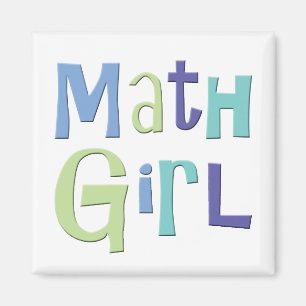 Math Girl Magnet