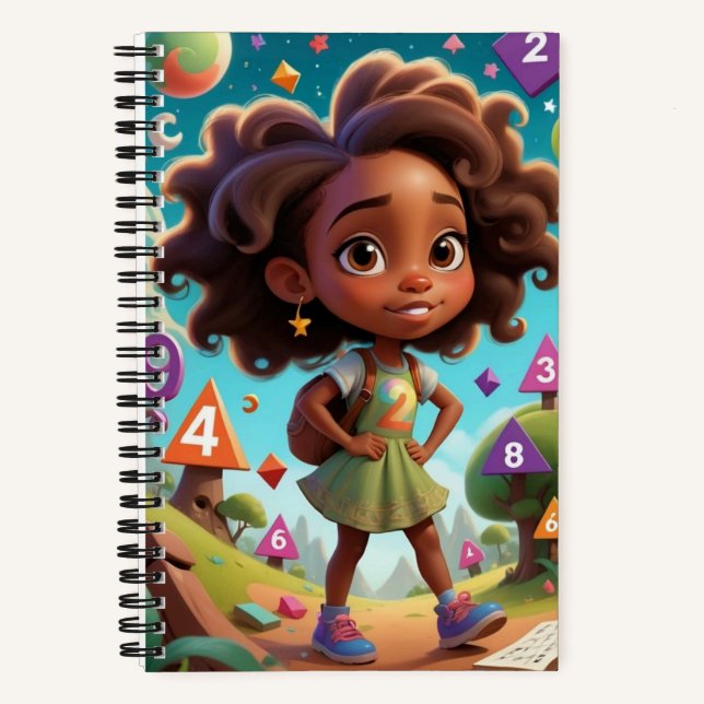 Math Girl Notebook (Front)