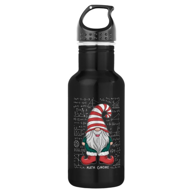 Math Gnome Family Matching Group Christmas Party  532 Ml Water Bottle (Front)