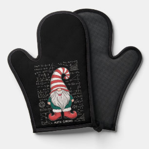 Math Gnome Family Matching Group Christmas Party  Oven Mitt