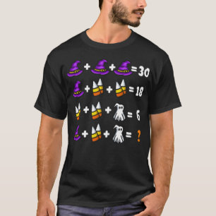 Math Halloween dab unicorn T-Shirt