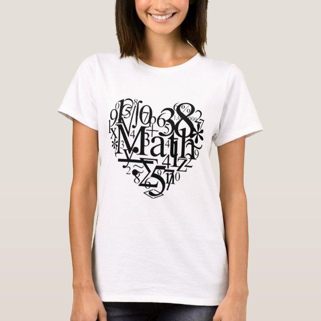 Math Heart T-Shirt (Front)