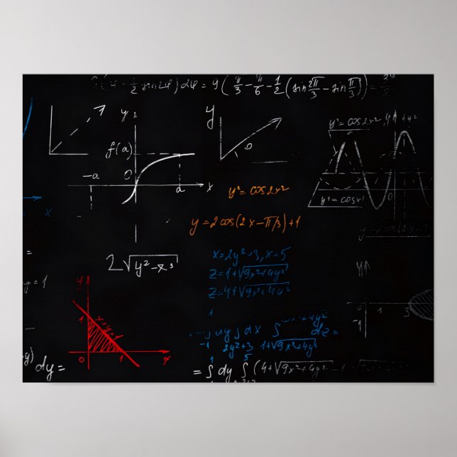 Math Horizontal Poster (Front)