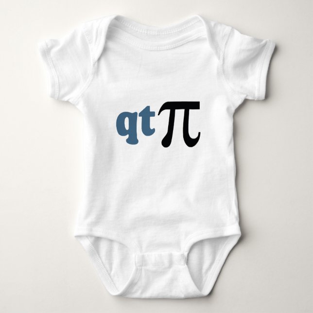 Math Humour - Cute Tee Pi (Front)
