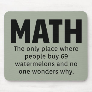 Math Humour Mouse Pad