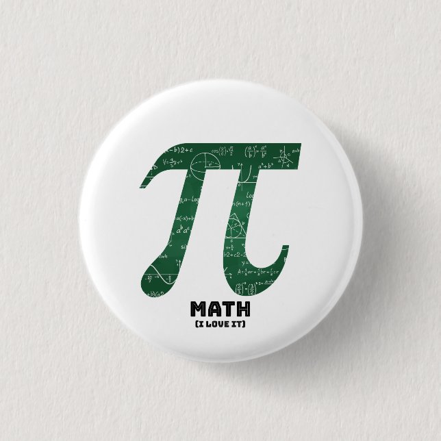 Math I Love It - Science Quotes 3 Cm Round Badge (Front)