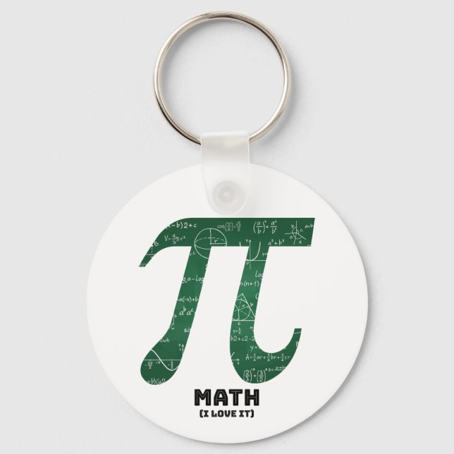 Math I Love It - Science Quotes Key Ring (Front)