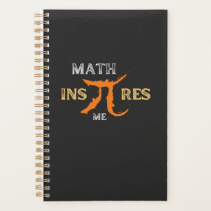 Math Inspires Me Pi Day Short Math Quote Planner