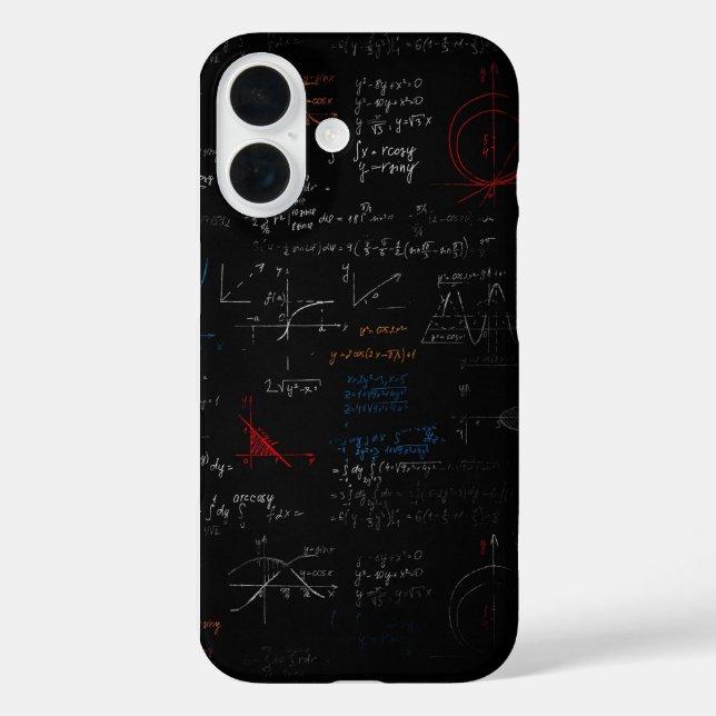 Math iPhone 16 Case (Back)