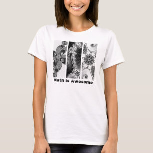 Math is Awesome 2nd Fractal Design T-Shirt