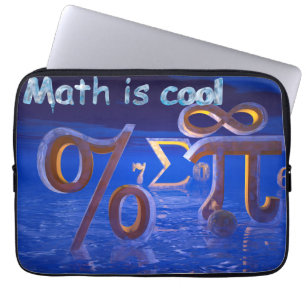 Math is Cool Laptop Sleeve
