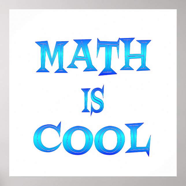 Math is Cool Poster (Front)