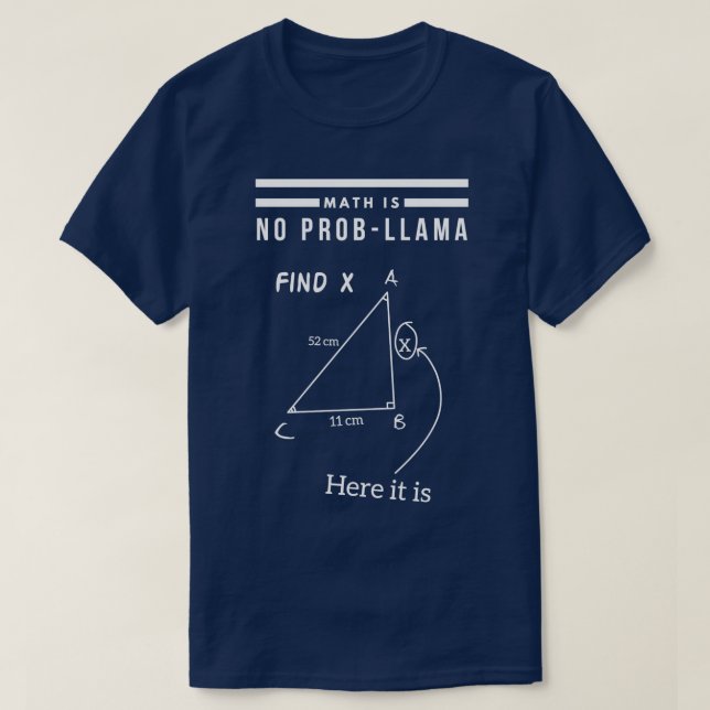 Math Is Easy 1  T-Shirt (Design Front)