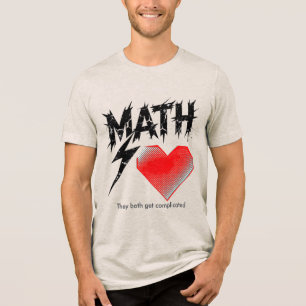Math Is Like Love Graphic Tee - Light