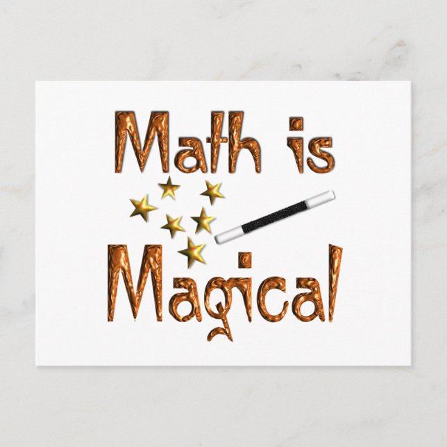 Math is Magical Postcard (Front)