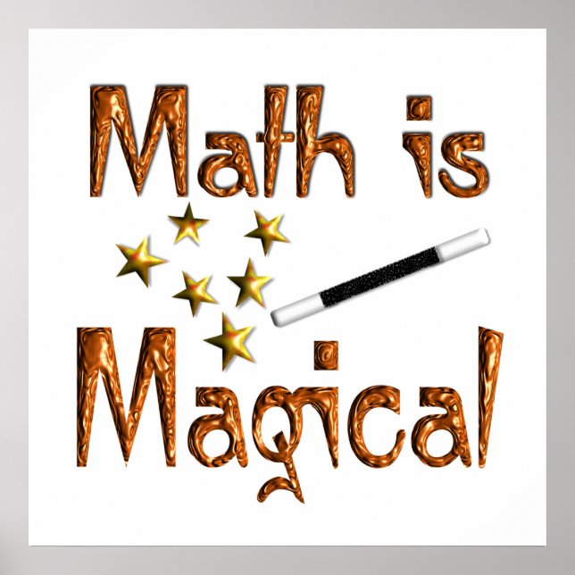 Math is Magical Poster (Front)