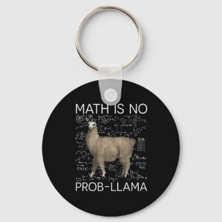 Math is No Prob-Llama - Math Llama Teacher Key Ring