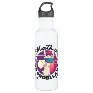 Math Is No ProbLlama 710 Ml Water Bottle