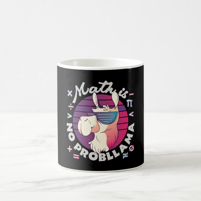 Math Is No ProbLlama Coffee Mug (Center)