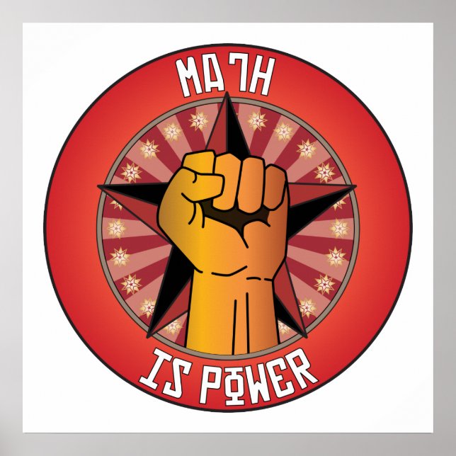 Math Is Power Poster (Front)