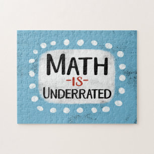 Math Is Underrated Jigsaw Puzzle