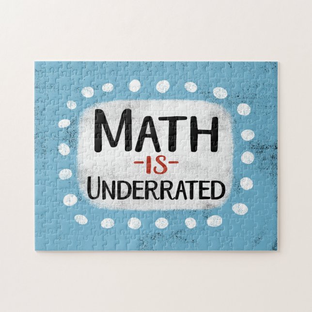 Math Is Underrated Jigsaw Puzzle (Horizontal)