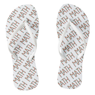 Math Jigsaw Thongs