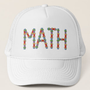 Math Jigsaw Trucker Hat