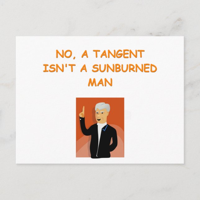 math joke postcard (Front)
