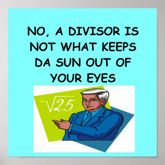 math joke poster (Front)