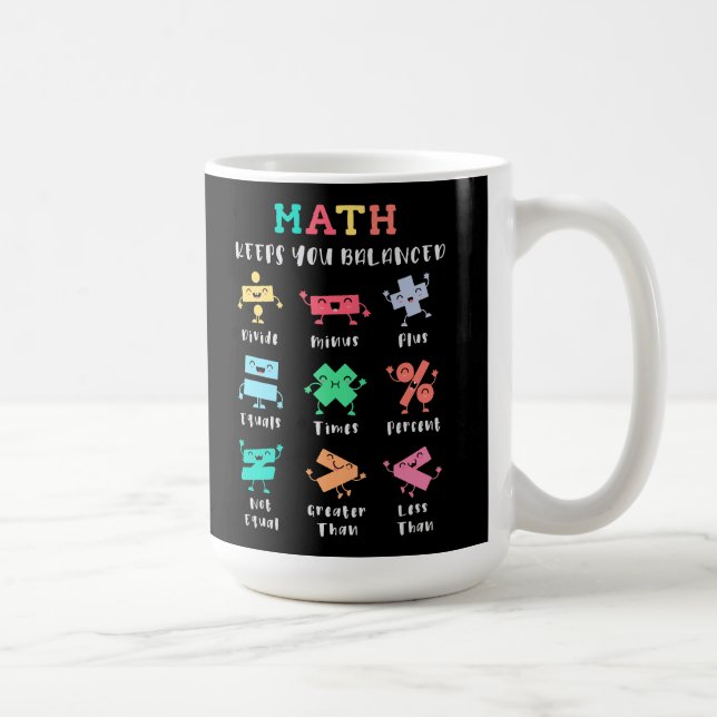 Math keeps you balanced coffee mug (Right)