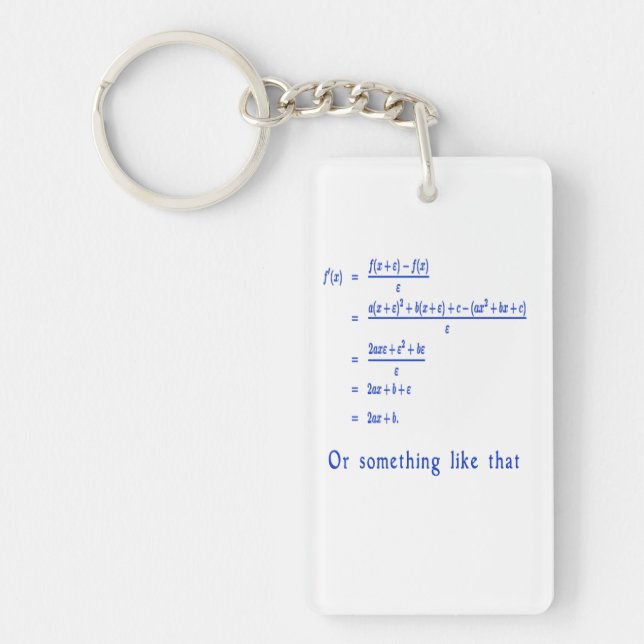 Math Key Ring (Front)