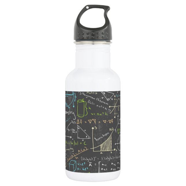 Math Lessons 532 Ml Water Bottle (Front)