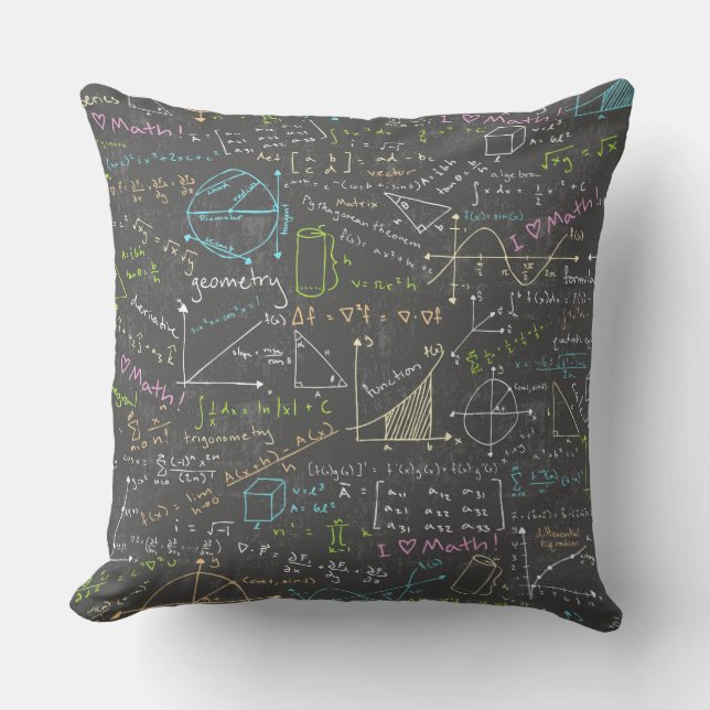 Math Lessons Cushion (Front)