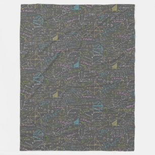 Math Lessons Fleece Blanket